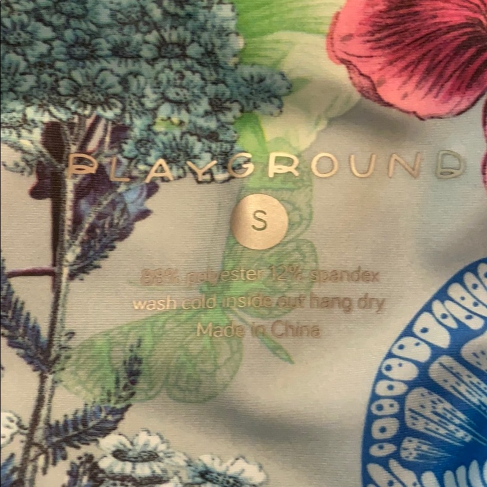 Playground NWT Floral Leggings - S - Picture 5 of 6